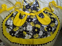 yellow full apron