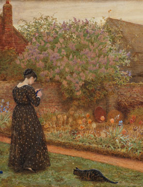 Frederick_Walker,_The_Old_Farm_Garden,_1871