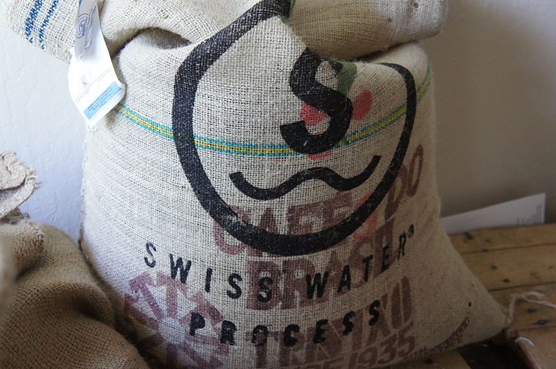 800px-Green_Decaffeinated_Brazilian_Coffee_Sack